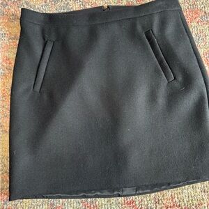 J. Crew Elegant Black Mini Skirt size 2 EUC